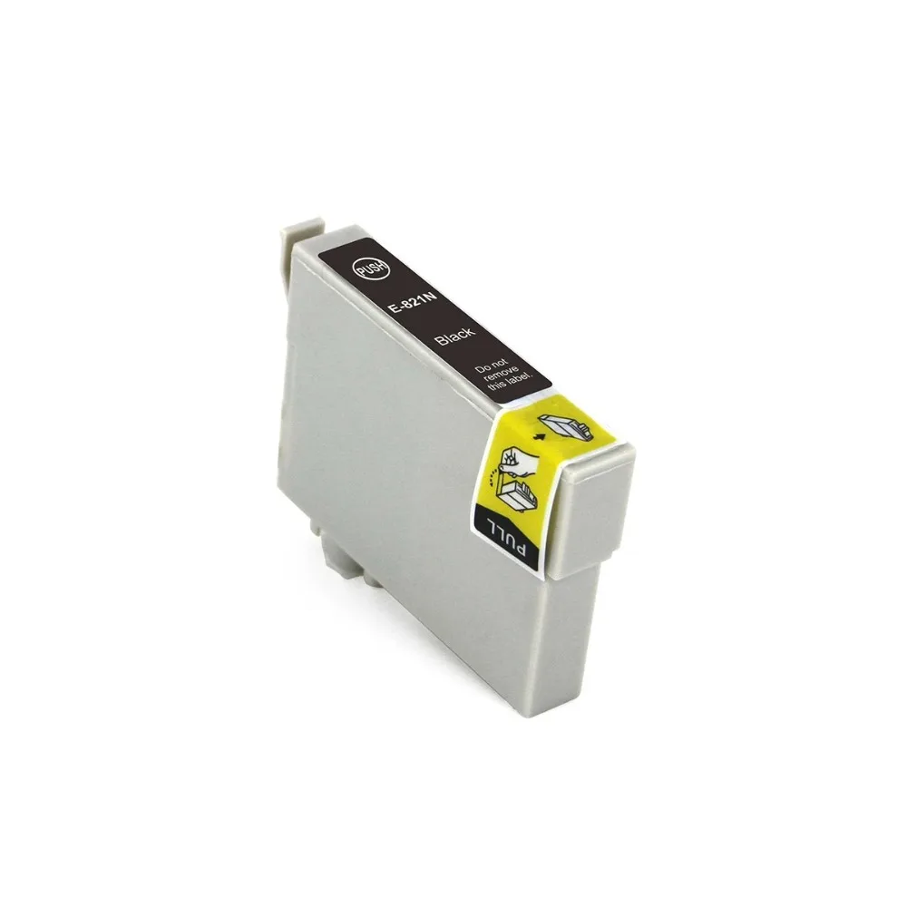 Цветной совместимый для Epson T0821N BK Черный чернильный картридж T50 R290 R295 R390 RX590 RX610 RX615