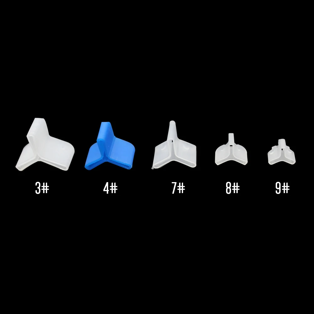 Hyaena 5 шт. размер 3 #4 #7 #8 #9 # тройная рыбалка искусственная белая синяя пластиковая