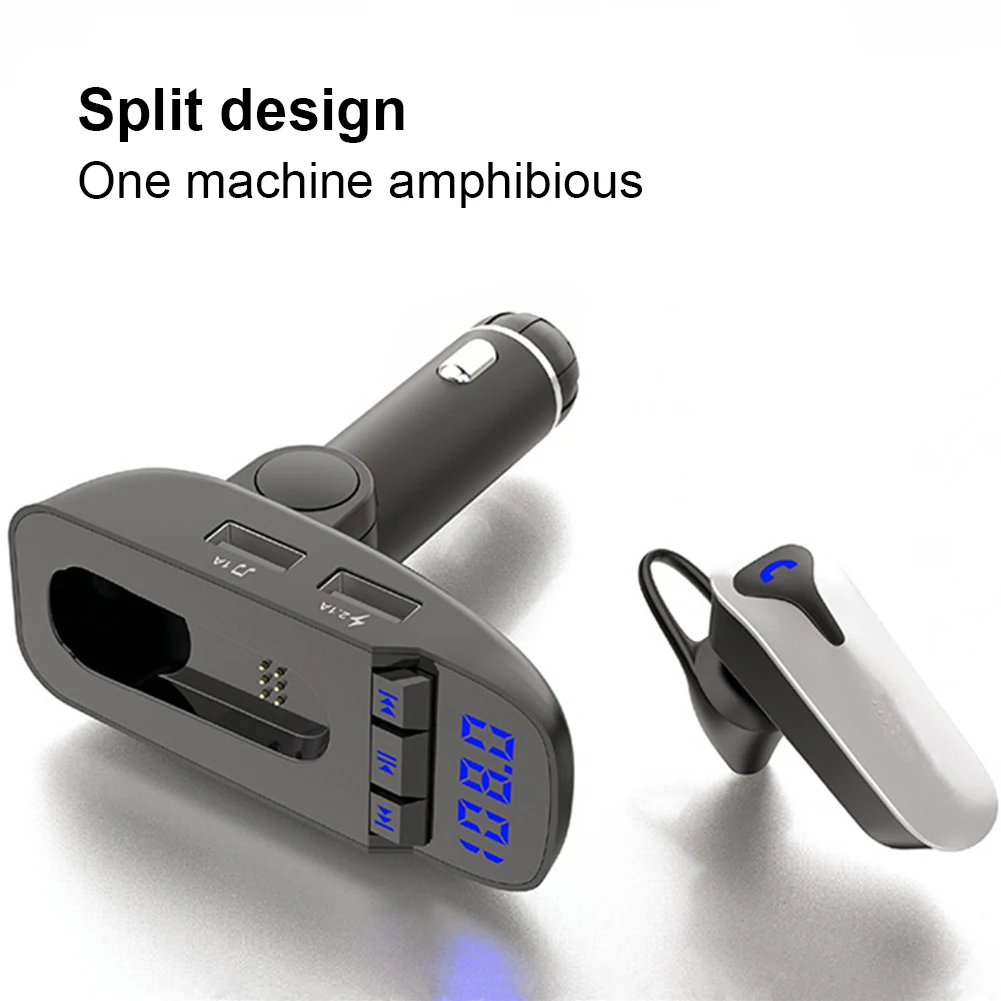 MP3 радио гарнитура автомобильный громкой передатчик ER9 V4.2 USB порт беспроводной