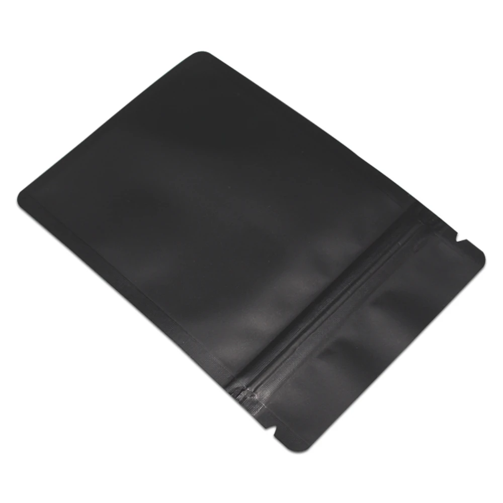 100 шт./лот молния самоблокирующийся матовый белый/черный пакет для хранения гаек