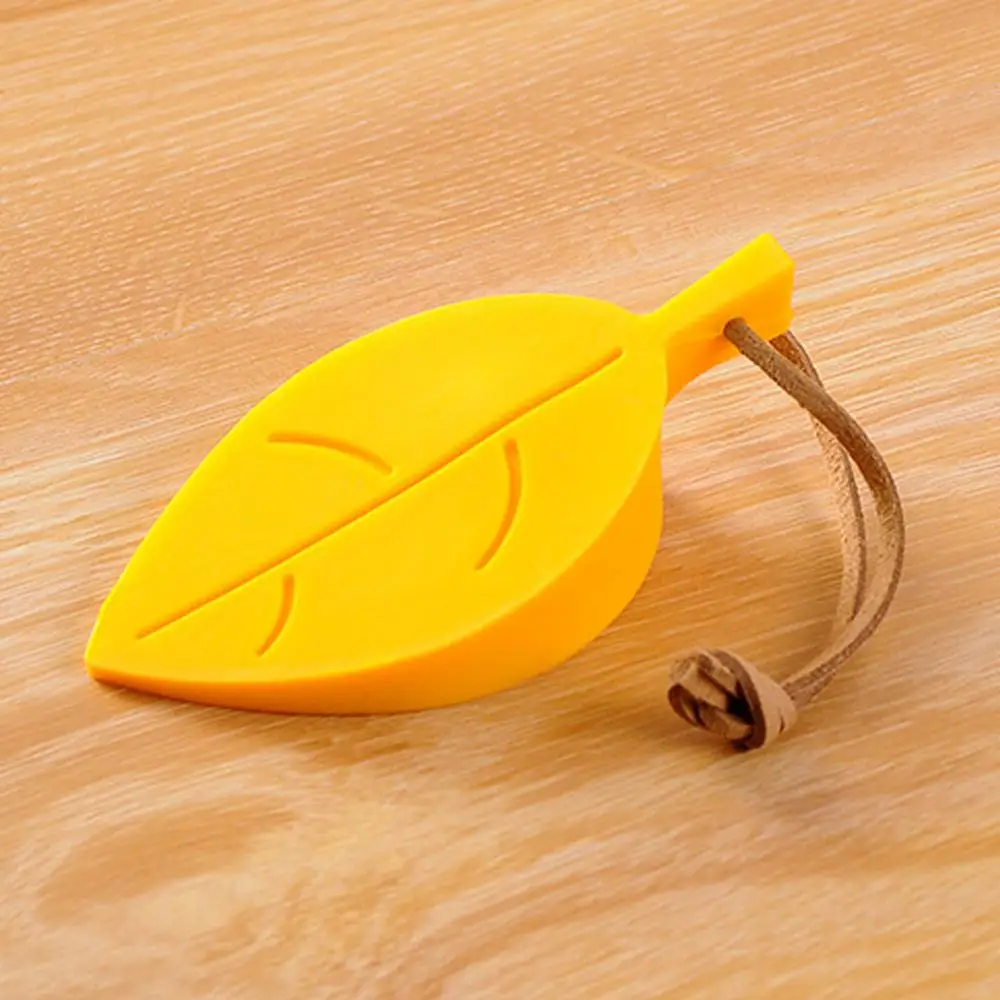 Silicone Baby Safety Door Stopper Leaf Shape Stereo Hang Pinch-resistant Hand Safe Products | Обустройство дома