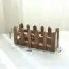 4 типа мини милый коричневый забор деревянный цветок фотогоршки для цветов
