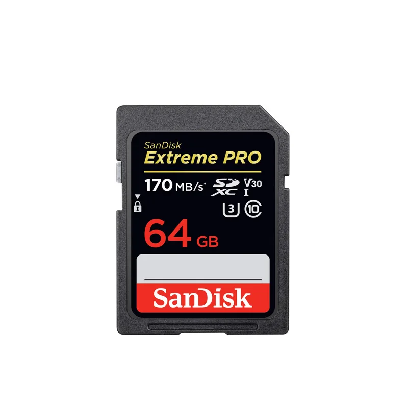 SDXXY 64GB Sandisk флешка carte micro sd карта 64 Гб SDXC карты памяти 170 МБ/с./с. картао де Memoria для профессионалов Canon Nikon sony цифровой камера SD - Емкость: SDXXY 64GB