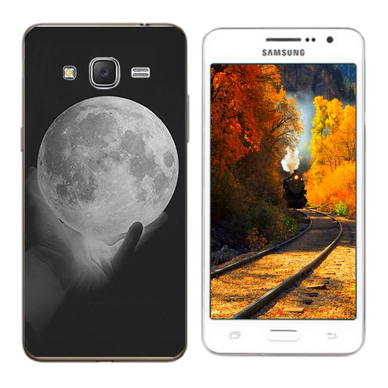 Soft Silicone Phone Case for Samsung G530 Back Cases Girl Cat Printing Grand Prime G531 G531H TPU Cover |