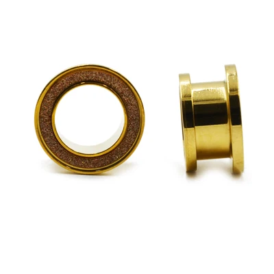 J Showlove-2PCS хирургическая сталь CZ драгоценный камень блеск ушные приборы супы растягивающие пробки туннель Эспандеры очаровательные пирсинг ювелирные изделия - Окраска металла: J