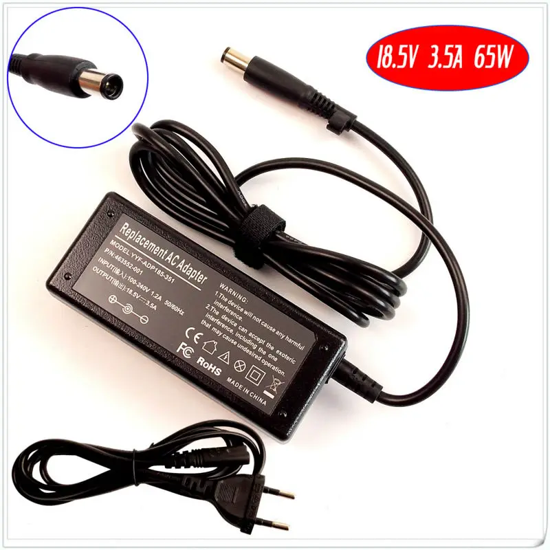 For HP G60-235CA G60-235DX G60-235WM G60-236US Laptop Battery Charger / Ac Adapter 18.5V 3.5A 65W | Компьютеры и офис
