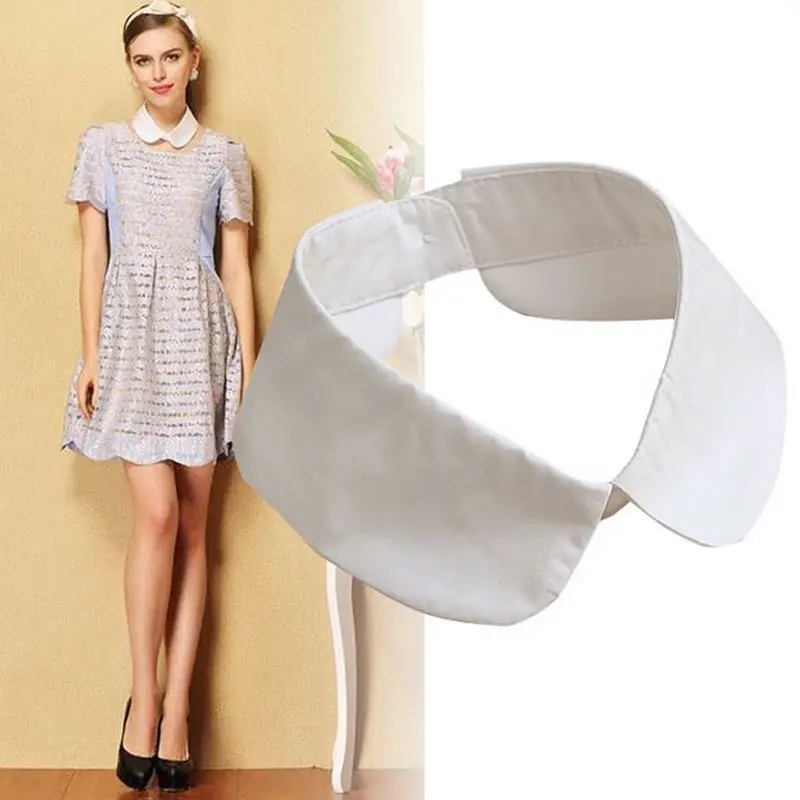 

Classic Collar Shirt Fake Collar Tie Vintage Detachable Collar False Collar Lapel Blouse Top Women/Men Clothes Accessories