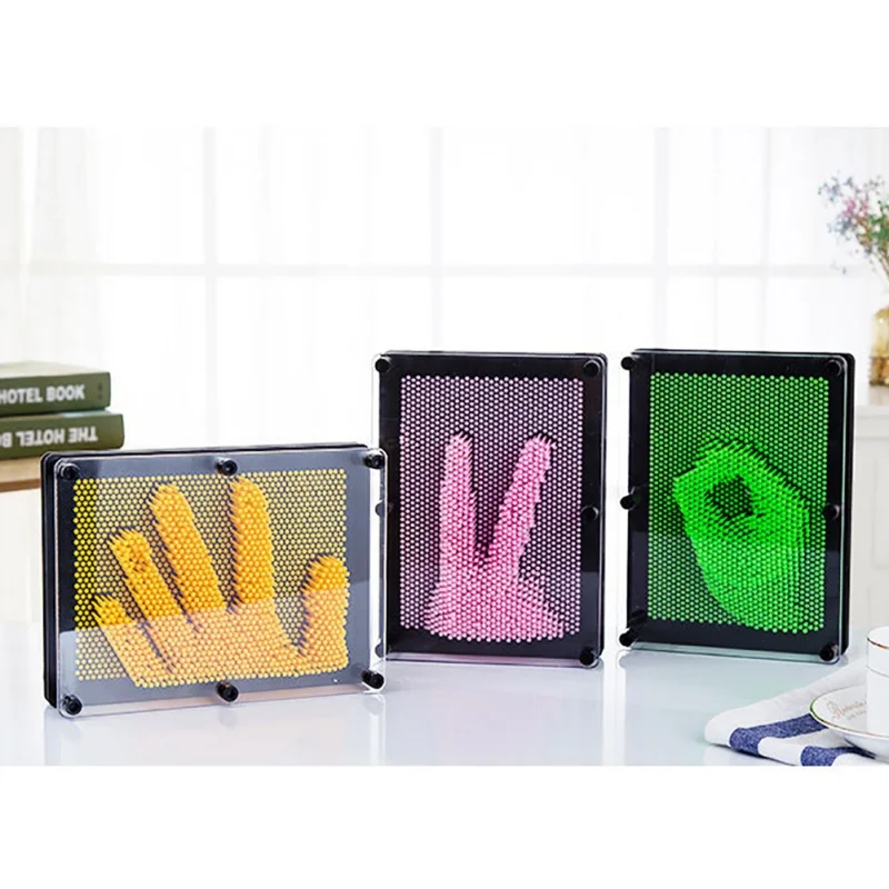 3D фигурки Pinart миниатюрные забавные игры 3D клон Pinart булавка искусство Shoumo иглы ребенок получить лицо ладонь модель для домашнего декора