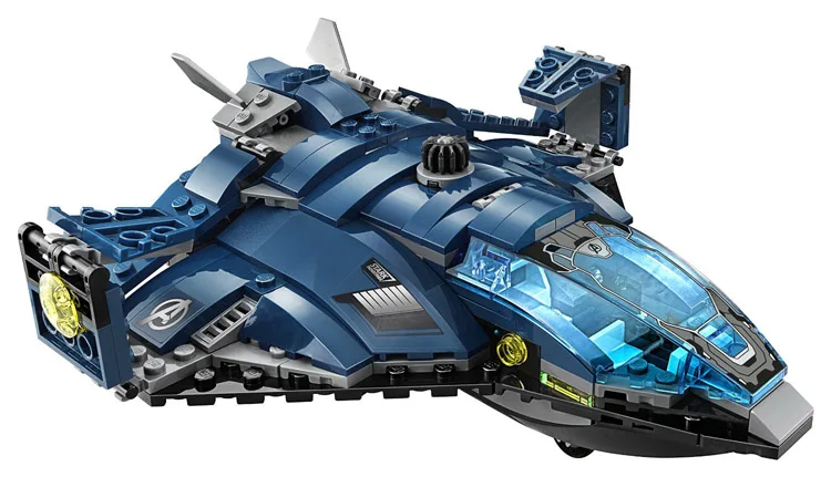 Модель блоков конструкции 07034 совместима с avec Super Heros Avangers L Aeroport Bataille 76051 Modele Jouets