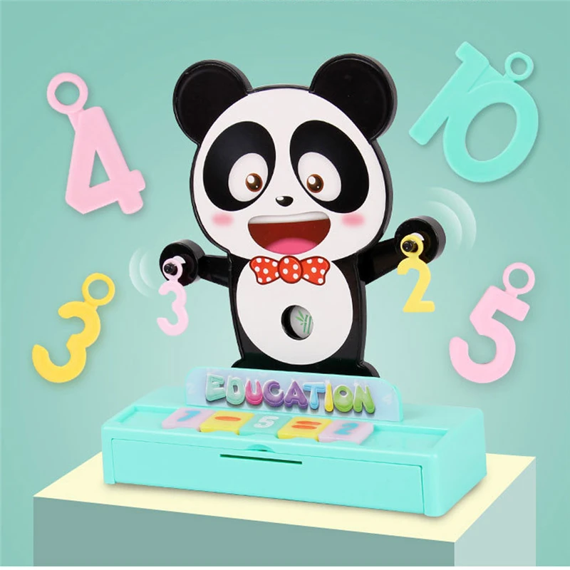 Креативный Милый Панда Стиль баланс игра подсчет сложения вычитание пластиковый