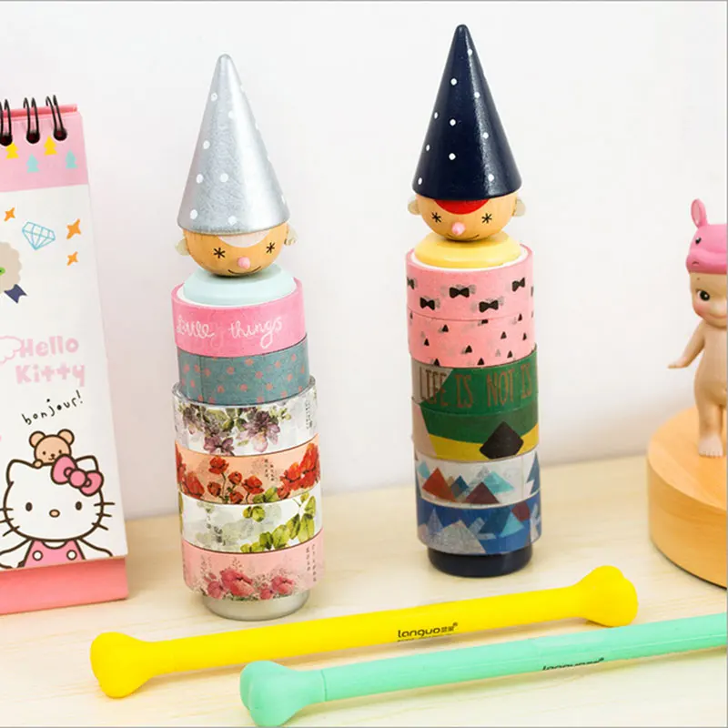 

2pcs/lot 1.5cm*3m kitchens washi tape DIY decoration tape scrapbooking masking tape adhesive tape label sticker stationery