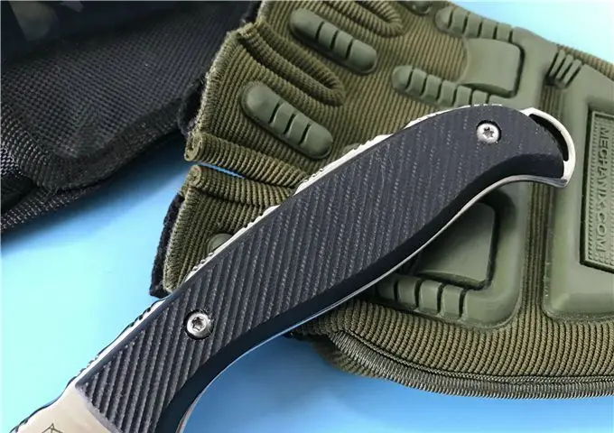 Mengoing дикий EDC нож 9Cr18 сталь зеркало свет Лезвие Открытый Кемпинг фиксированное