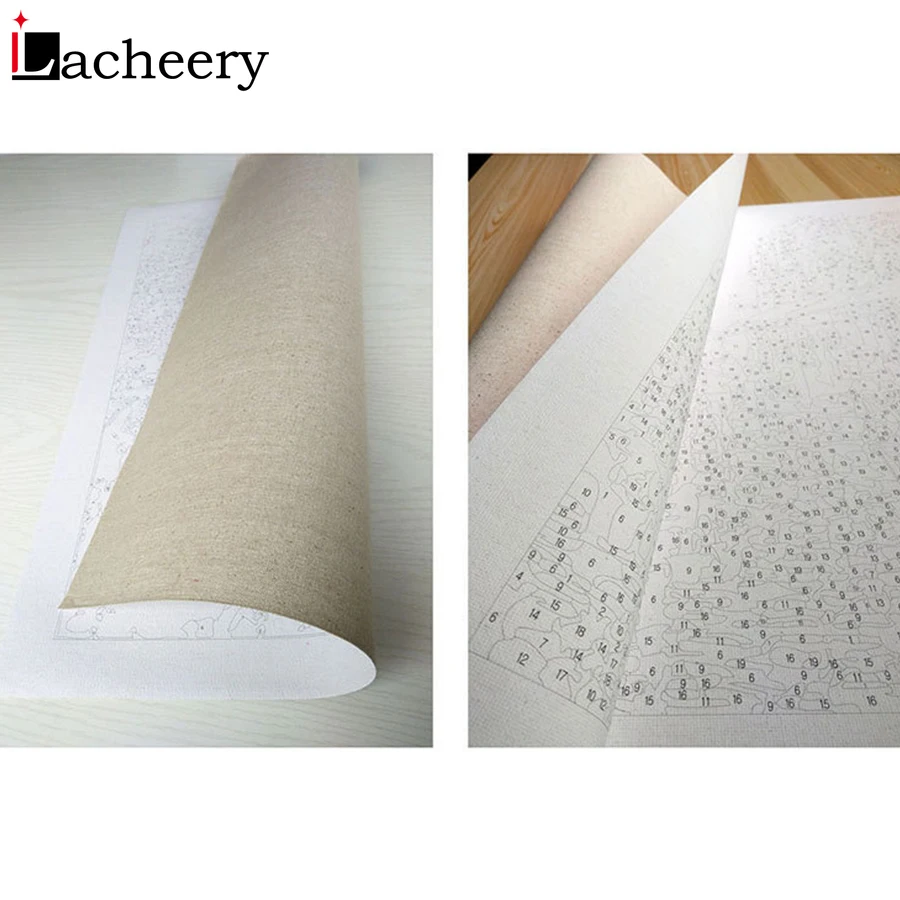 Новая мода акриловая DIY картина маслом по номерам Холст Картина кленовый лист пейзаж Настенная картина для гостиной Декор художественный плакат