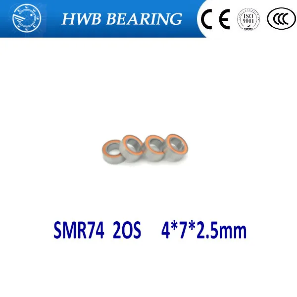 Гибридные керамические подшипники/подшипники для рыболовной катушки SMR74 2OS CB ABEC7