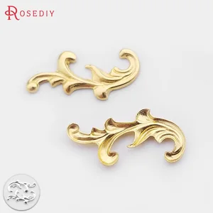 (27162)50 шт. 17*8 мм латунная декоративная секция Маленькая кружевная распорка Diy Ювелирные изделия фурнитура ювелирные аксессуары Оптовая Продажа