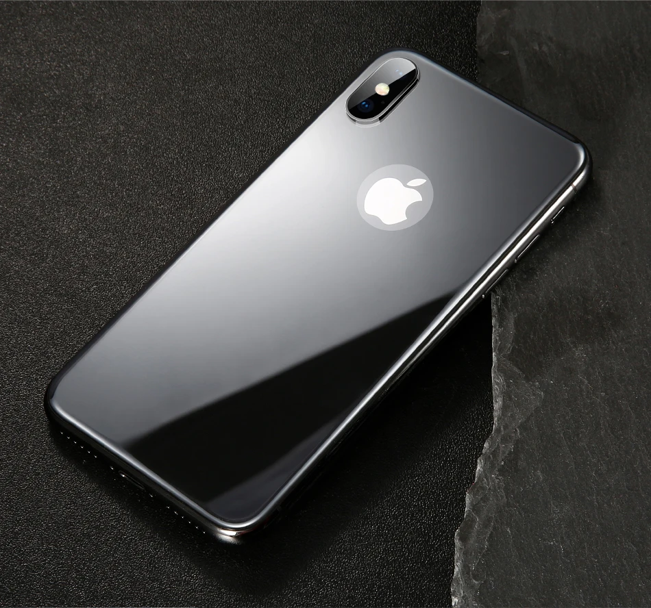 Baseus 0,3 мм Защитная пленка для задней панели iPhone X 9 H, закаленное стекло для iPhone X, ультратонкая Защитная пленка для задней панели