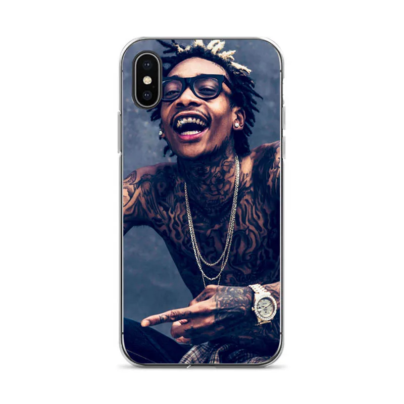 Мягкий силиконовый чехол HOUSTMUST Aiboduo Wiz Khalifa для iPhone 8 8plus 7 7plus 6s plus 5 5S SE XSMax X XS XR из