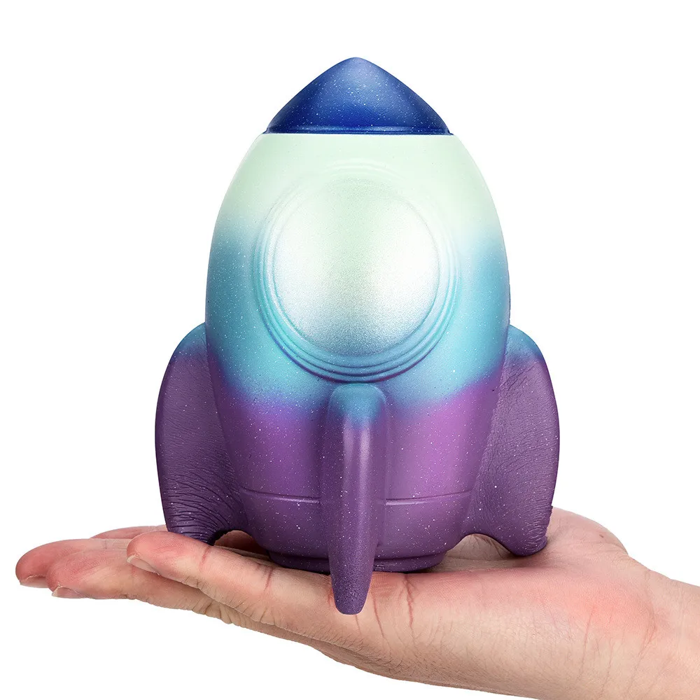Развивающие игрушки Kawaii медленно расправляющиеся мягкие игрушки ракета дети сжимаются Ароматические приседания антистресс Забавные игрушки 30S8810