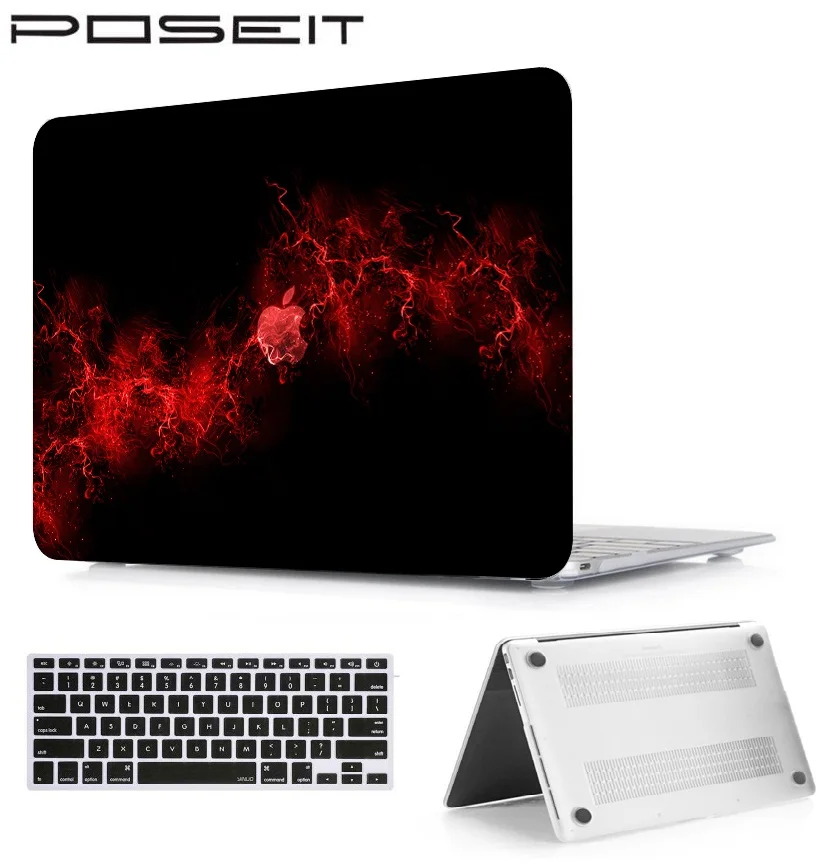 Матовый Жесткий кристаллический чехол PT для Apple Macbook Air Pro Retina Touch Bar 11 12 13 15 ноутбука