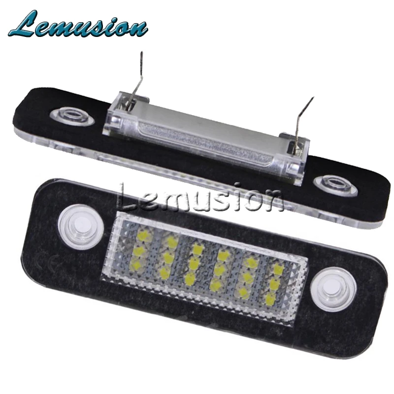 1 пара Автомобильный светодиодный номерной знак светильник дневные ходовые огни