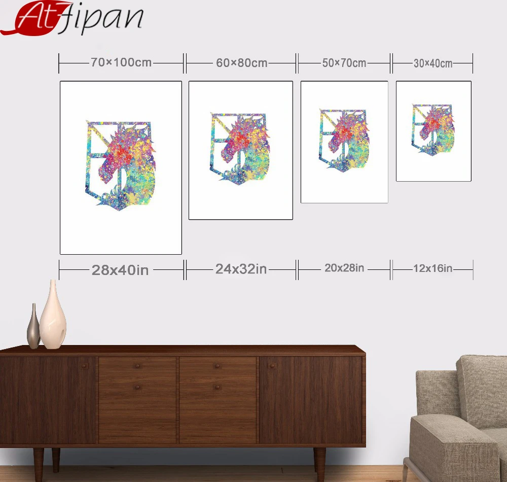 

Atfipan Polar Bear Posters And Prints Wall Art Print Animal Poster Canvas Painting For Baby Room Modern Wall Pictures Home Decor