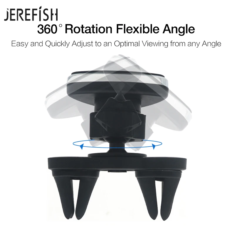 Супермагнитный Автомобильный держатель для телефона JEREFISH С Двойным Зажимом