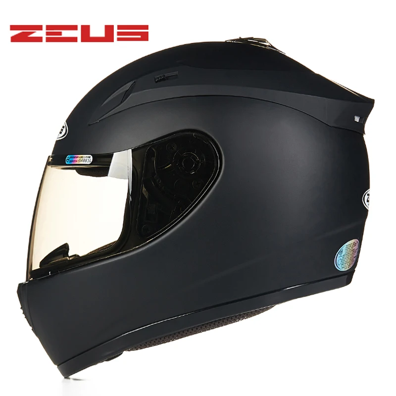 Подлинный мотоциклетный шлем ZEUS DOT ECE 2205 мужские Полнолицевые зимние каски для мотогонок, мотоциклистов, снегоходов