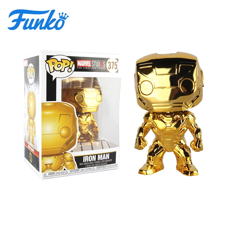 FUNKO POP Marvel 10 лет Железный человек LOKI Groot Капитан Америка виниловая Кукла Детская