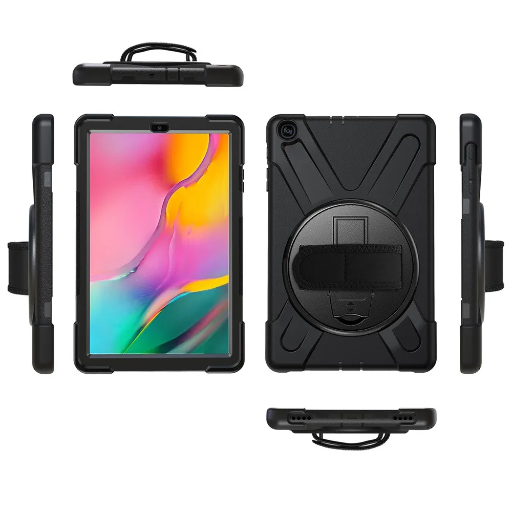 Чехол для планшета противоударный ремешок Samsung Galaxy Tab A поворотный A10.1 дюйма (2019)