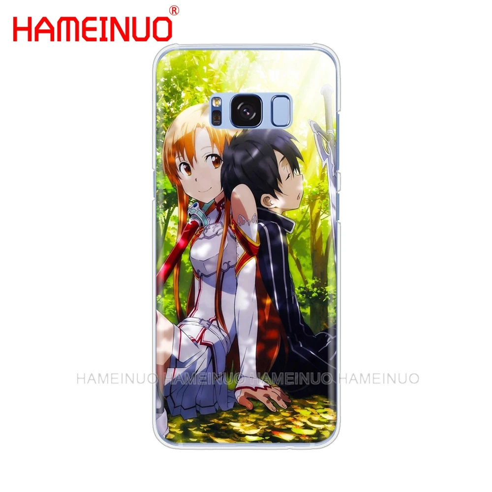 HAMEINUO Sword Art Online SAO Japanese Anime cell phone case cover for Samsung Galaxy S9 S7 edge PLUS S8 S6 S5 S4 S3 MINI | Мобильные