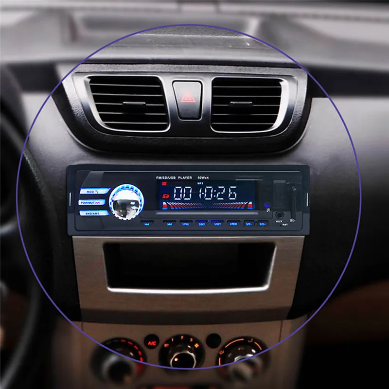 USB SD цифровой FM Aux Встроенный Bluetooth автомобильный in Dash стерео аудио микрофон вход