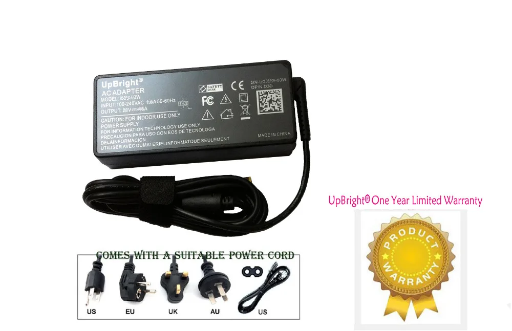 UpBright новый адаптер переменного/постоянного тока для Lenovo G50 45 80E3005NUS 80E3007FUS 80G0000VUS 15 6