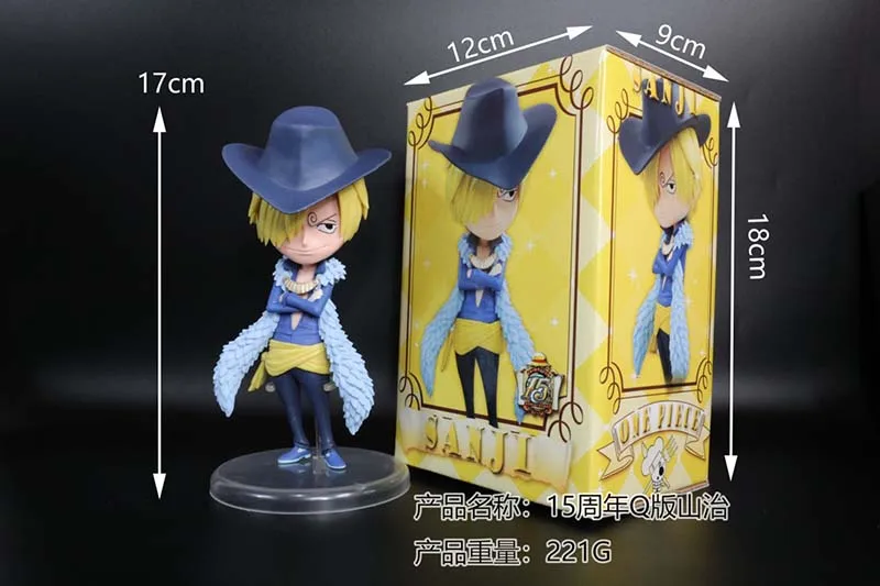 One Piece Anime Tony Chopper Luffy Roronoa Zoro Nami Usopp Sanji Nico Robin Фрэнки Брук в коробке ПВХ экшн-фигурка