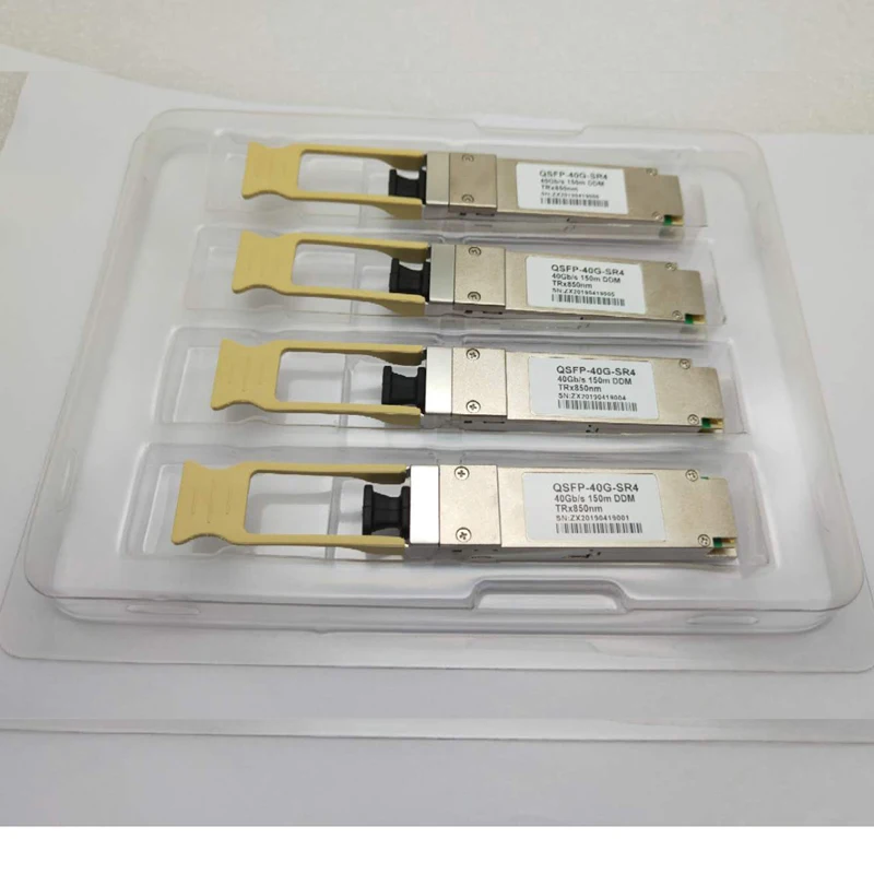 QSFP-40G-SR4 40GBASE-SR4 QSFP + SR4 40 ГБ/сек. Мульти режим MMF 850nm LC 100M волоконно-оптический