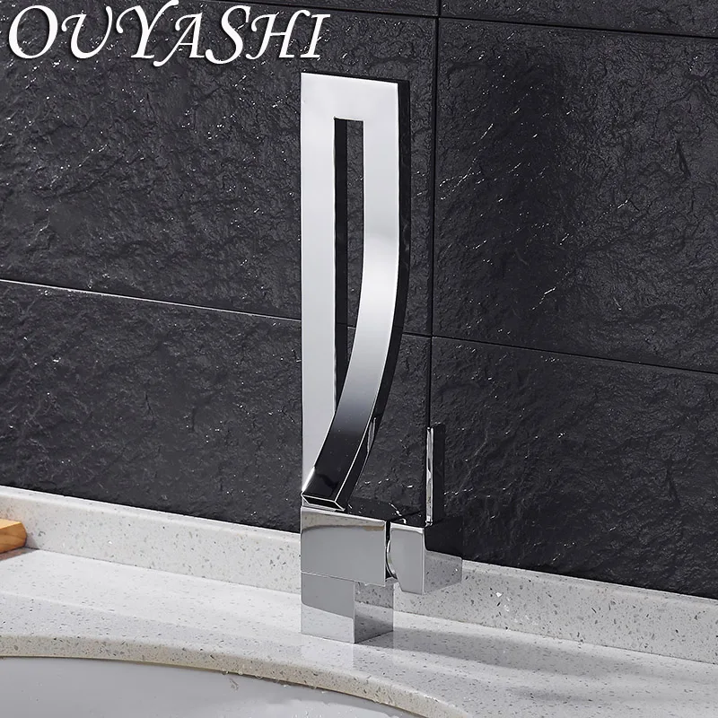 OUYASHI новый дизайн кран для ванной комнаты с одним держателем отверстием на