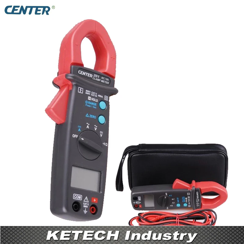 

Mini AC/DC Clamp Meter Tester CENTER201
