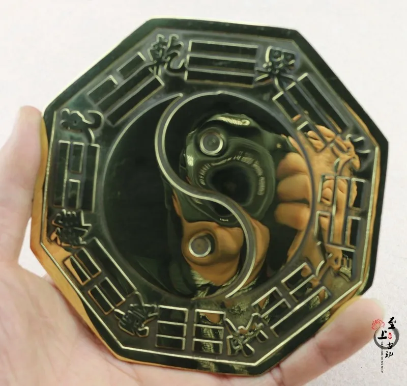 

Feng shui bagua mirror antique Meshach talisman bronze
