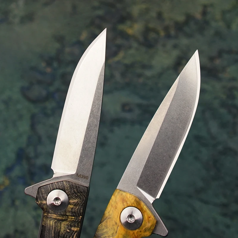 TUREN-M390 стальные складные ножи для кемпинга карманный нож выживания EDC бритва