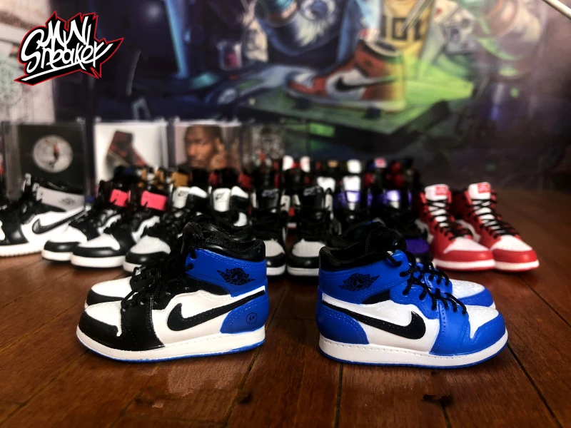 Кроссовки на воздушной стерео 3D Jordan 1 модель Дисплей украшения аксессуары для автомобильного интерьера пары Для мужчин и подарки женщине на день рождения