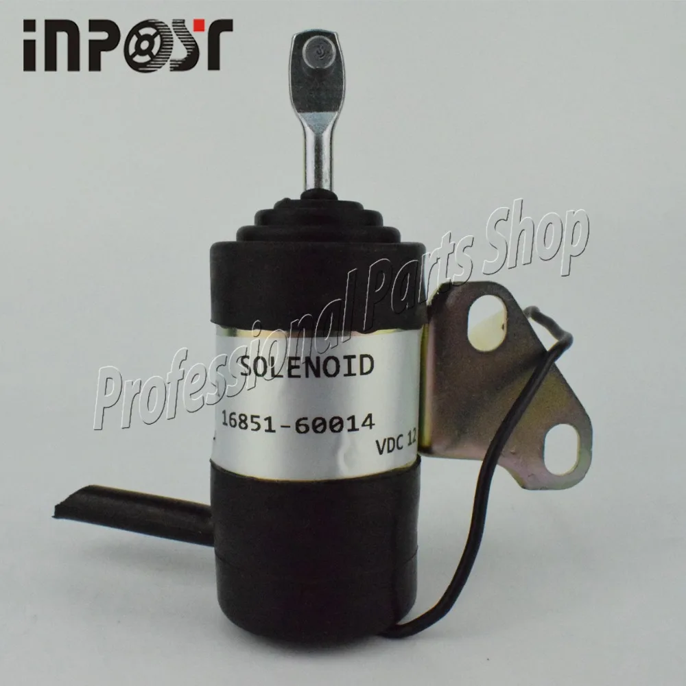 16851-60014 16851-60010 соленоид подачи топлива 12 В для Kubota B7410D BX1500D BX1800D BX1830D  Автомобили