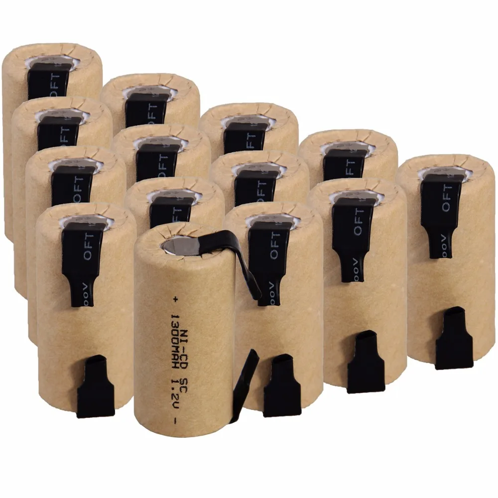 Аккумуляторы NICD для аварийного освещения 1300 мА · ч 1 2 в 40 шт.|Перезаряжаемые