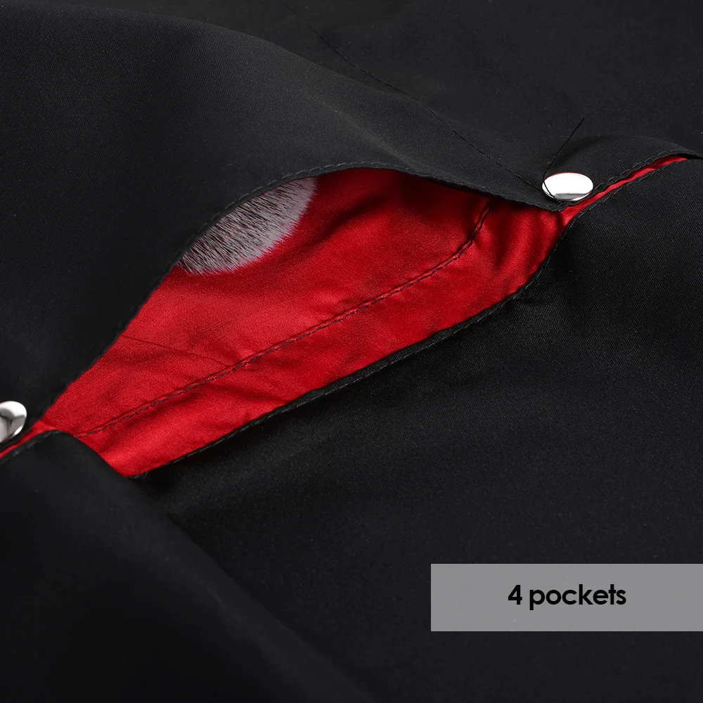 4 кармана накидка для парикмахерской покраски волос Прочный Фартук аксессуары