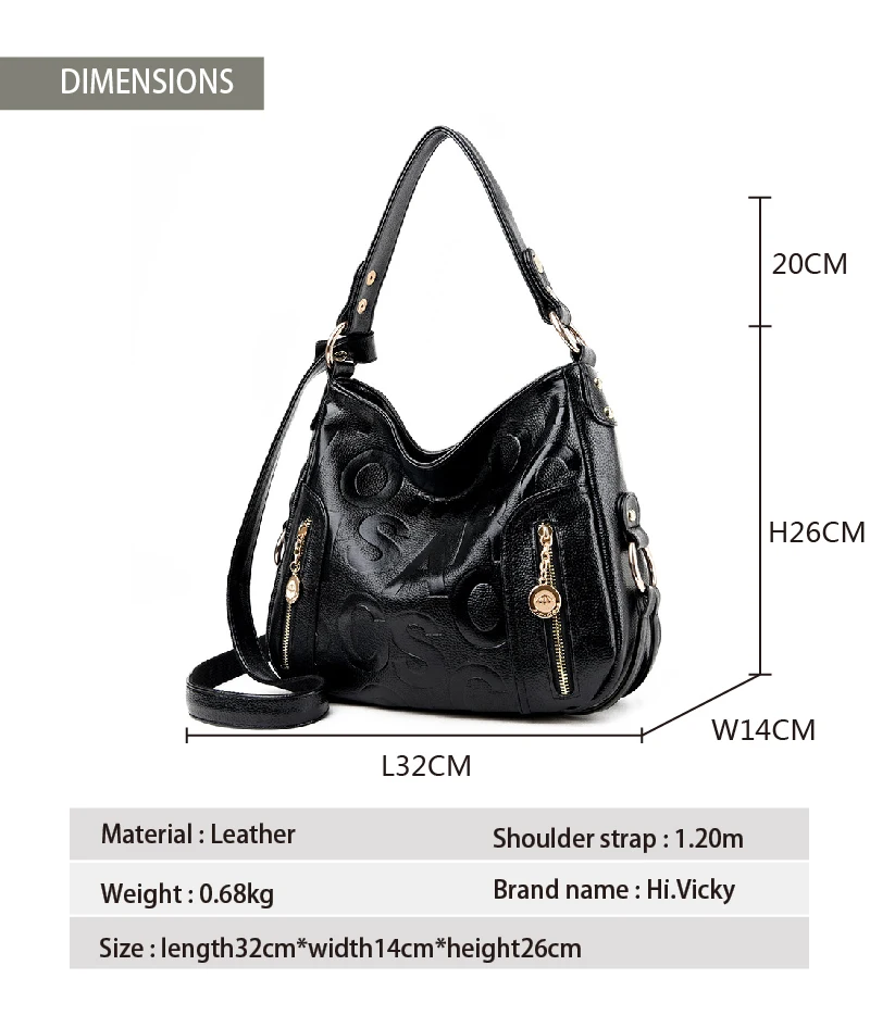 Женские кожаные сумки через плечо черные дизайнерские на 2019|Сумки с ручками| |