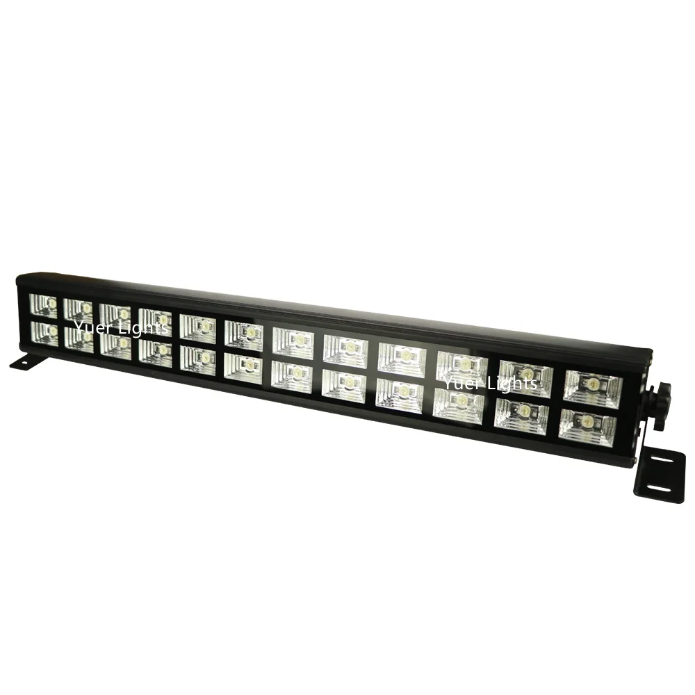 24 LEDs Disco UV Bar Lights Party Dj Lamp UV Color LED Wall Washer Lights For Christmas Laser Projector Stage Wall Washer Lights