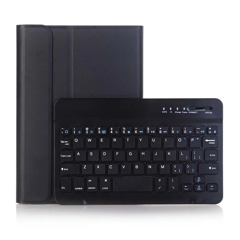 standard keyboard Русский/Иврит/испанский Съемный беспроводной Bluetooth клавиатура Стенд PU кожаный чехол для Apple Ipad Mini 1 2 3 7," планшет - Цвет: standard keyboard