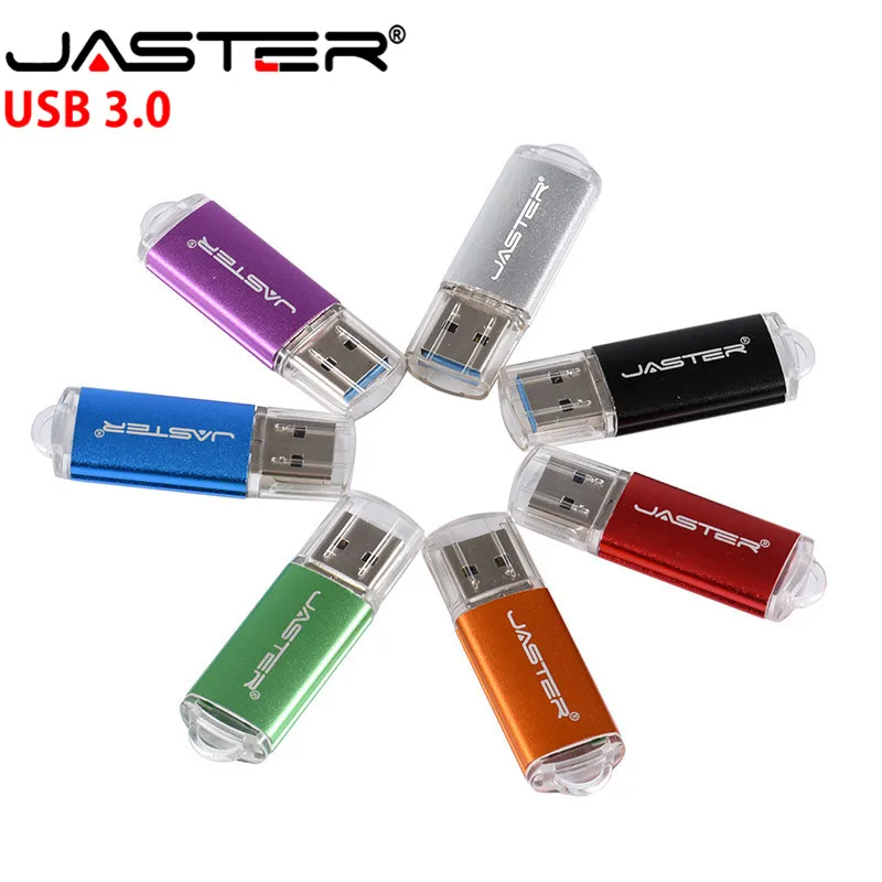 JASTER USB 3,0 реальная емкость металлическая USB флеш-карта памяти, Флеш накопитель 4 Гб до 64 ГБ флеш-накопитель для ПК