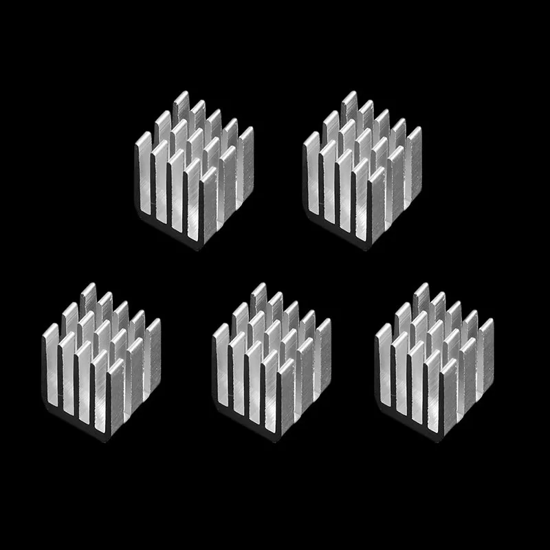 Планшет-5 x Алюминиевый охлаждающий шт 9x9x12 мм чипсет теплоотвод ram Радиатор кулер