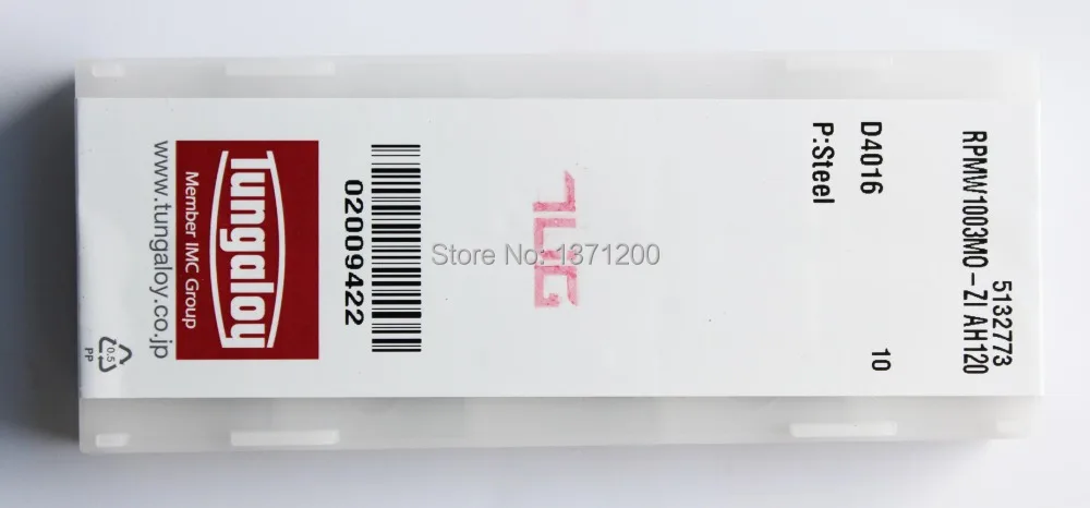 Tungaloy RPMW1003MO ZI AH120 карбидная вставка новинка 10 шт./кор. для фальцовки держателя MGEHR и
