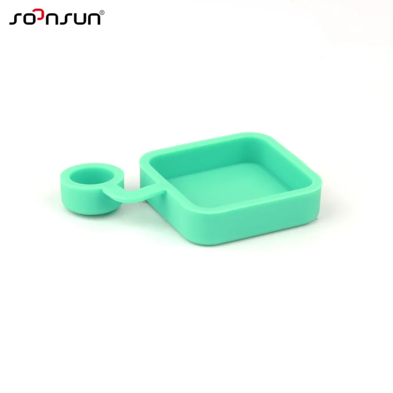 SOONSUN Soft Silicone Rubber Lens Cap Protective Case for GoPro Hero 3+ 4 Standard Waterproof Housing lens Guard | Электроника