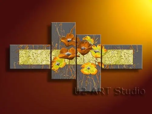 

Abstract flower,modern art,ornament,artwork,handpainted oil painting GP88